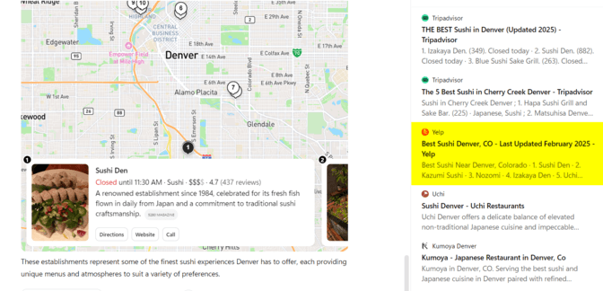 Local results on ChatGPT